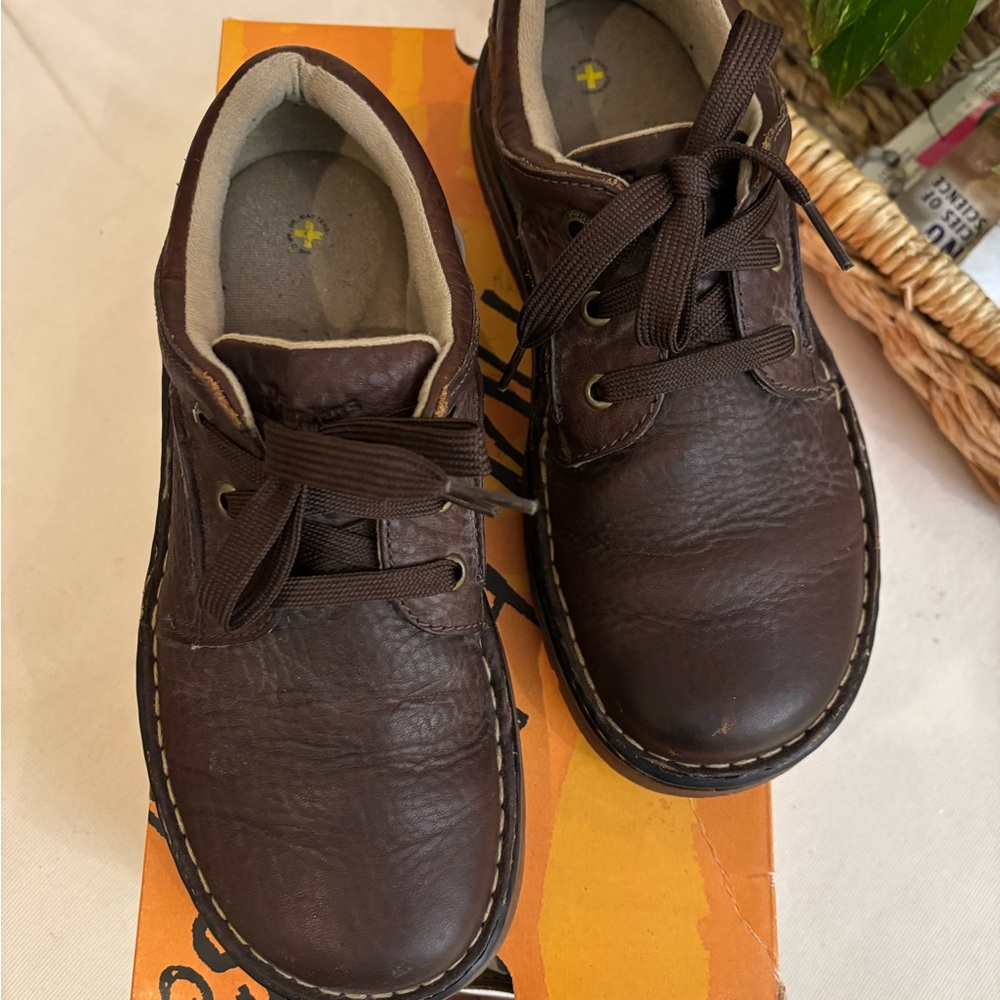 Boy’s Dr Martens Zack 3 Eyelet Leather Shoes